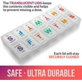 thumbnail image 3 of MEDca Extra Large 7-Day Weekly Organizer - Pill Box for Medication, 3 of 9