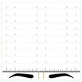 thumbnail image 2 of 50pcs Disposable Eyebrow Stencils Yellow Wide Brow Makeup Templates for Precise Shaping and Positioning Tools for Women, 2 of 5
