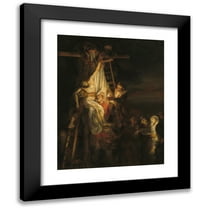 Rembrandt van Rijn 12x14 Black Modern Framed Museum Art Print Titled - The Descent from the Cross (1650-1652)