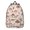Mushroom and Character, variant on Mushroom and Cone Black Pattern Backpack for School, Cute School Bag with Adjustable Shoulder Straps and Padded Back, 15.7"x11.8"x5.5"