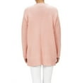 thumbnail image 5 of Yemak Women's Oversized Open Front Popcorn Knit Sweater Cardigan with Front Pockets HK8145-PBG-ML-BD, 5 of 5