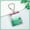 Green, variant on Creative Acrylic 1-inch Photo Frame Keychain 1 Inch ID Photo Small Card Photo Holder Slide-in Design Photo Storage Frame Keyring For Idols