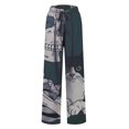 thumbnail image 4 of Pantalones deportivos holgados, informales, retro, con cordón y pernera ancha, estampados y bolsillos para mujer, 4 of 5