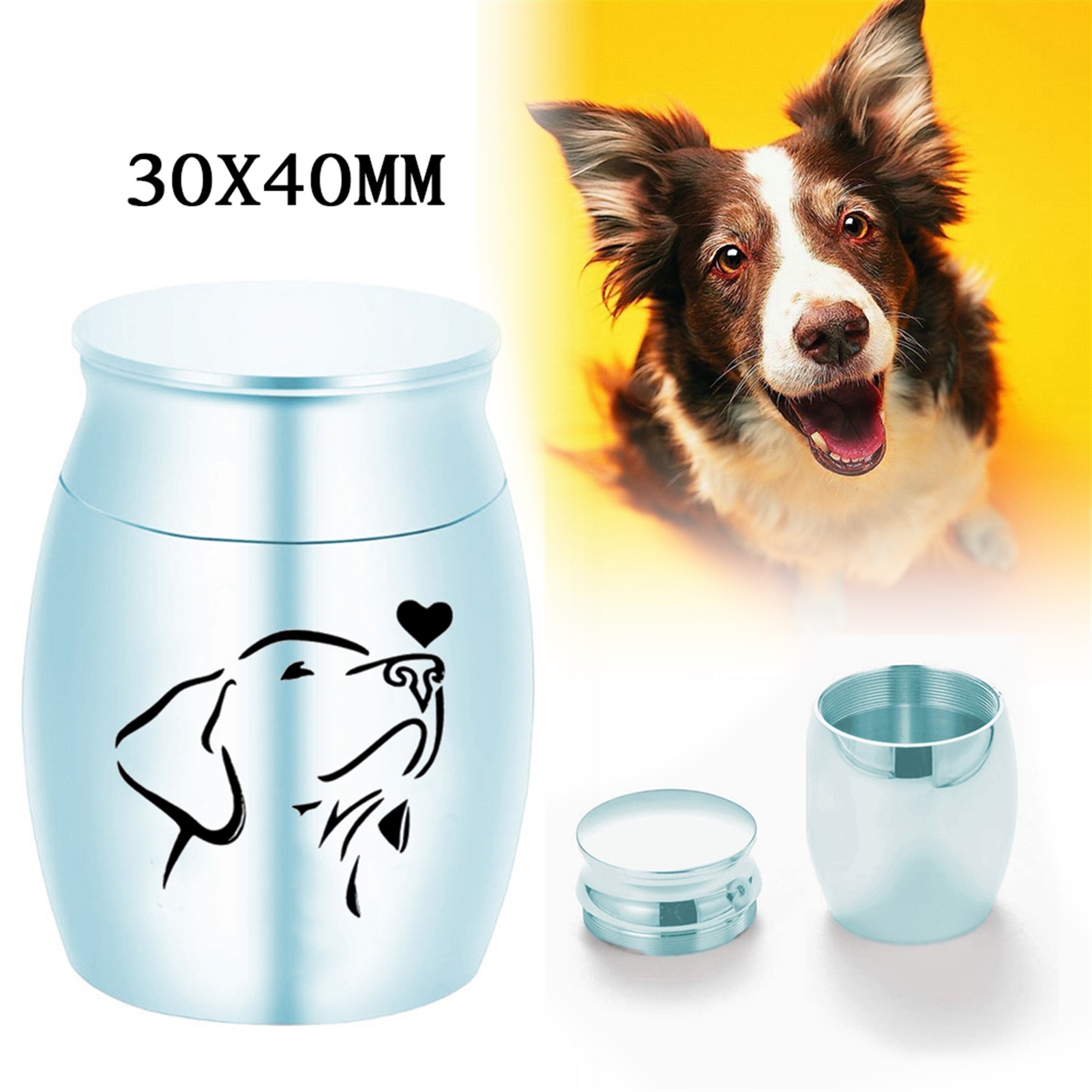 Mini Urn For Pet Ashes Keepsake Cremation Jar To Commemorate The Beloved Dog Pet Dog Urn Memorial Urn