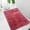 Claret, variant on Bath Rugs for Bathroom Non Slip, Microfiber Washable Claret Large Bathroom Mat, Absorbent Shaggy Shower Floor Mat, Bath Rug Runner 16"X24"