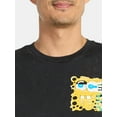 thumbnail image 4 of SpongeBob SquarePants Men's and Big Men's Melt Graphic Tee, Sizes S-3XL, 4 of 5