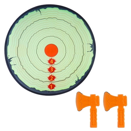 BJBSJSZ Foam Axe Throwing Game - Indoor Outdoor Target Game Includes 2 Foam Axes Yard Ax Dart Games for Boys Girls Axe Throwing Set Family Party Camping Games Indoor Outdoor Play
