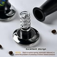 thumbnail image 2 of Coffee Balanced Force Tamper, with Built-in Spring for Precise Pressure Control, A Must-have Tool for Coffee Enthusiasts, for 58 mm portafilter, Smooth Bottom, Black, 2 of 13