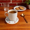 thumbnail image 5 of Unique Bargains 1 Pc Strawberry Pattern Drink Coaster White Red Blended fabric, 5 of 5