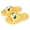Yellow, variant on Bxsruta Unisex Kids Reversible Summer Slippers Thick EVA Foam Cushioned Sole Non Slip Indoor Outdoor Bathroom House Shoes