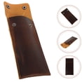 thumbnail image 3 of Travel Watch Pouch Leather Watch Case Single Watch Storage Case Travel Watch Holder, 3 of 8