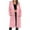 Pink, variant on Kaemgyyd Women's Zip up Hoodies Casual Fashion Sweatshirts Oversized Fall Winter Warm Long Jackets with Pockets