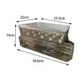 thumbnail image 3 of ziyahi Egg Fresh Storage Box Transparent with Lid for Kitchen Egg Storage Rack Brown, 3 of 9