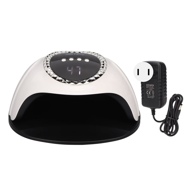 Lámpara de uñas LED UV 4 temporizadores Sensor inteligente de curado rápido 60 uds chips de lámpara 168W luz de uñas de gel UV 100 ~ 240V enchufe de EE. UU.