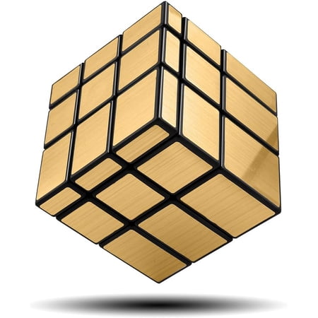 3x3 cube Mirror Cube 3x3 Speed Cube Gold Mirror Blocks Cube 3x3x3 Different Shapes Puzzle Cube Toys for Kids Adult