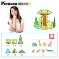 thumbnail image 2 of Building Blocks PicassoTiles Safari Playset +3 años, 2 of 7