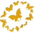 thumbnail image 2 of Butterflies Mirror Wall Sticker Decor 14Pcs -Friendly Acrylic Sticker, 2 of 5