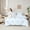 Blue, variant on jejeloiu Cartoon Bowknot Loves 7-Piece Twin Bedding Sets,Black Kawaii Love Bedding Comforter Set For Girl Reversible