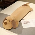 thumbnail image 2 of Long Body Plush Dog Pillow Stuffed Animal Soft Cuddly Multiple Styles Cute Puppy Design Comfortable Huggable Home Decor Throw Pillow Kids Gift For Boys Girls Cozy Rest Accessory, 2 of 4