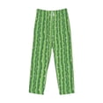 thumbnail image 6 of Uemuo Cactus Pattern Men's Wide Leg Palazzo Lounge Pants with Pockets Light Weight Loose Comfy Casual Pajama Pants-X-Large, 6 of 9