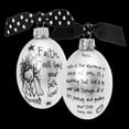 thumbnail image 3 of Whitehurst "Faith will light your path" Glass Christmas Ball Ornament 2.75" (70mm), 3 of 3