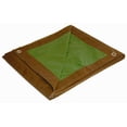 thumbnail image 1 of Tarp Dry Top 12020, tamaño mediano, 6 x 6 m, 3.0 oz/yarda cuadrada, marrón/verde, 1 of 9
