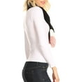 thumbnail image 4 of Sakkas Colette Faux Mink Warm Winter Soft Luxurious KeyHole Scarf - 1784-black - One Size Regular, 4 of 5