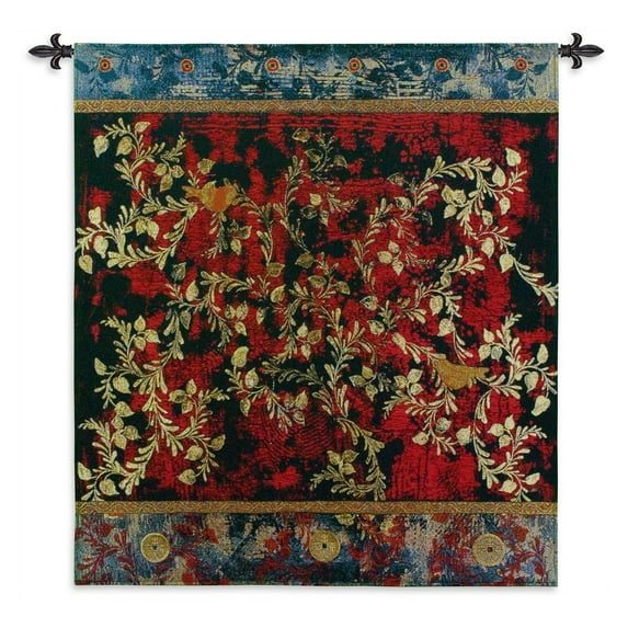 FineArtTapestries 3562-WH Love Birds Small Wall Tapestry