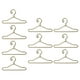 thumbnail image 4 of 10 Piezas Soporte para Traje de Vestido Juego de Casa de Muñecas Micro Paisaje Percha para Traje de Muñeca Mini Percha para Ropa de Muñeca para 1:12 M, 4 of 10