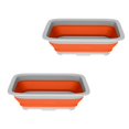 thumbnail image 1 of Set de 2 cubos de lavado multiusos de 10 litros Wakeman Orange, 1 of 9
