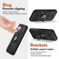 thumbnail image 4 of For Iphone 16 Pro Case Slide Camshield Kickstand Pc+tpu Phone Cover -, 4 of 5