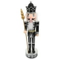 thumbnail image 1 of SUTENGDA Christmas Black White Nutcracker Figures Soldier Work, 1 of 8