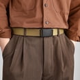 thumbnail image 2 of CSChome Cargo Belt Men Outdoor Cargo Waist Belt Automatic Buckle One Button Adjustable Length Nylon Long, 2 of 7