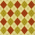 thumbnail image 1 of Ahgly Company Machine Washable Indoor Square Transitional Chrome Gold Yellow Area Rugs, 4' Square, 1 of 7