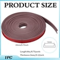 thumbnail image 2 of TPE Self-Adhesive Flexible Molding Trim Ceiling Molding Wall Trim for Furniture Sienna 19x2mm about 8m/roll, 2 of 5