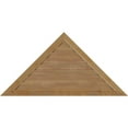 thumbnail image 4 of 60"W x 15"H Triangle Gable Vent (81 1/8"W x 20 3/8"H Frame Size) 6/12 Pitch: Unfinished, Non-Functional, Rough Sawn Western Red Cedar Gable Vent w/ Decorative Face Frame, 4 of 12