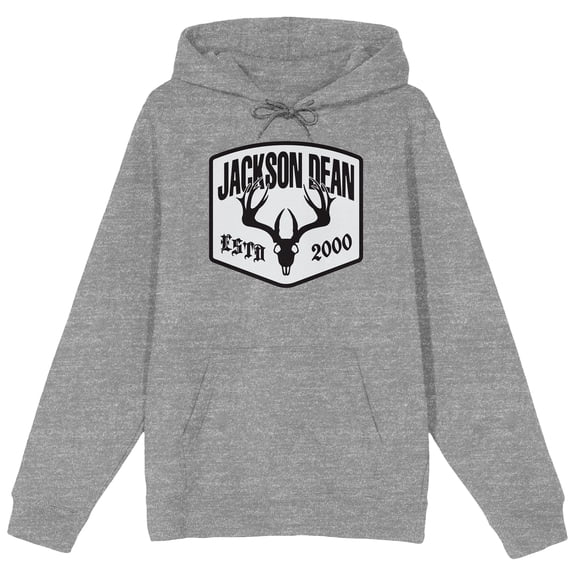 Jackson Dean Singer Songwriter Est. 2000 Men's Heather Gray Graphic Hoodie - Medium