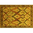 thumbnail image 1 of Ahgly Company Indoor Rectangle Oriental Yellow Industrial Area Rugs, 5' x 7', 1 of 4