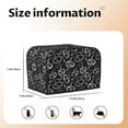 thumbnail image 5 of Yiaed Snake Print Two Slice Bread Machine Cover, Universal Size Kitchen Appliance Cover for Bread Machine,Bread Machine Cover, 5 of 7