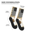 thumbnail image 3 of California America Flags Colorful Athletic Crew Novelty Socks For Men Women, 3 of 6