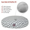 thumbnail image 3 of Majestic Pet | Chevron Round Pet Bed For Dogs, Removable Cover, Gray, Large, 3 of 6