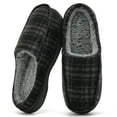 thumbnail image 5 of Ablanczoom Mens Slippers: Memory Foam House Slippers Fuzzy Faux Fur Men Non-Slip Indoor Outdoor Winter Man Shoes, 5 of 6