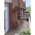 thumbnail image 4 of Blue Star Group Terrace Mates Caleo Deluxe Table Set w/ 7.5'-Wide OFF-THE-WALL BRELLA - Black Sunbrella Canopy, 4 of 7
