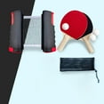 thumbnail image 6 of yotijay Pong Paddles Set Rackets and Balls pong Paddle Portable Retractable Net Black, 6 of 9