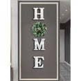 thumbnail image 3 of Wood Home Sign for Wall Decor Wooden Home Letters with Wreath Artificial Eucalyptus Modern Decorative Hanging Decor Farmhouse Home Sign for Living Room Kitchen Housewarming Decoration  Gifts, 3 of 5