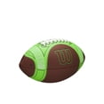 thumbnail image 4 of Balón de Fútbol Americano Wilson GST SpeedSkin Hylite Marrón/Verde para Jóvenes, 4 of 7