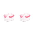 thumbnail image 2 of Toystoory Contenedores de almacenamiento eficientes Caja de almacenamiento de granos para usos versátiles Caja de almacenamiento liviana rosa 2Conjunto, 2 of 6