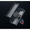thumbnail image 2 of Desagüe de piso NQ largo invisible cobre 8*20 cromado recto, 2 of 4