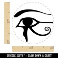 thumbnail image 2 of Wedjat Eye of Horus Udjat Egyptian Symbol of Protection Self-Inking Rubber Stamp Ink Stamper - Red Ink - Mini 1/2 Inch, 2 of 7