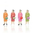 thumbnail image 5 of Person Model Train Street People Desktop Decoration Toy Plastic Made Simulated People for Doll Model Mini Passenger Doll, 5 of 5